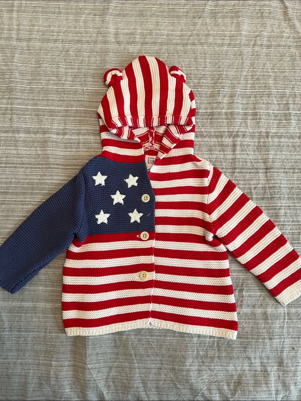 Baby Gap American Flag Sweater 6-12 Months